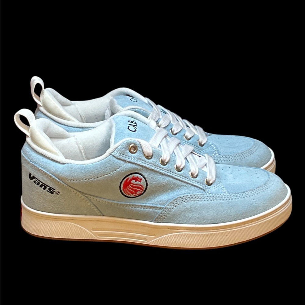 Size 10 -VANS Skate Cab 4 HALF CAB BABY BLUE MENS SNEAKERS SKATE NEW VN000D3J689